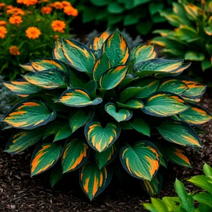 Хоста Бархатный Полог купить по цене от 560р. в интернет-магазине «Посадика» с доставкой почтой в в Белебейе и по всей России – [изображение №1].