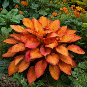 Хоста Солнечный Нектар купить по цене от 605р. в интернет-магазине «Посадика» с доставкой почтой в в Белебейе и по всей России – [изображение №1].