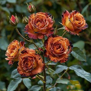 Роза плетистая Оранжевый Бриллиант купить по цене от 450р. в интернет-магазине «Посадика» с доставкой почтой в в Белебейе и по всей России – [изображение №1].